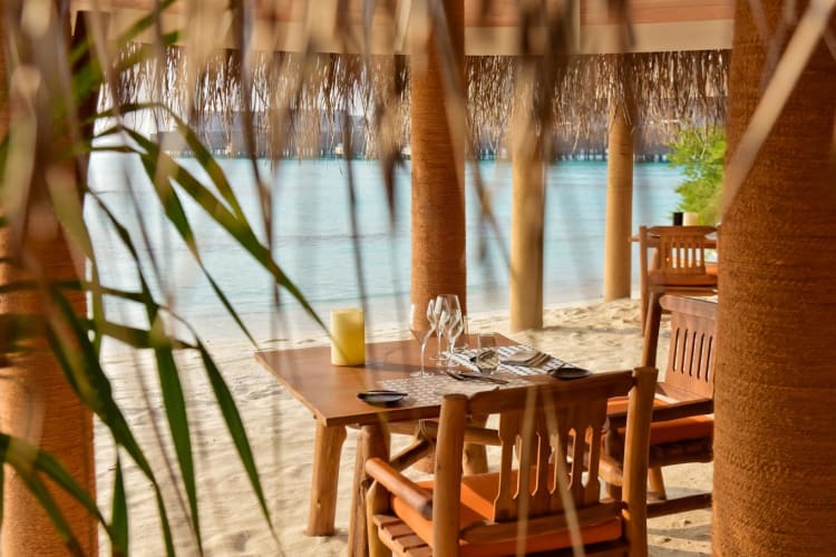 The Shoreline Grill table